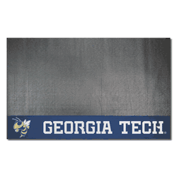 Georgia Tech Yellow Jackets Vinyl Grill Mat - 26in. x 42in., Buzz