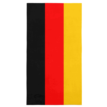 Germany Flag Beach Towel 30x60 inches