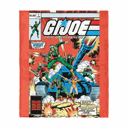 GI Joe Gi Comics Issue 1 Silk Touch Throw Blanket 50x60 Inches