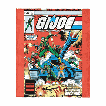GI Joe Gi Comics Issue 1 Silk Touch Throw Blanket 50x60 Inches