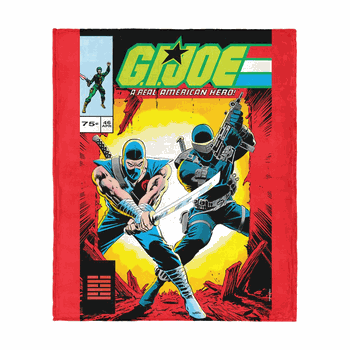GI Joe Gi Comics Ninja In Arms Silk Touch Throw Blanket 50x60 Inches