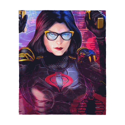 GI Joe Profile Gallery Baroness Silk Touch Throw Blanket 50x60 Inches