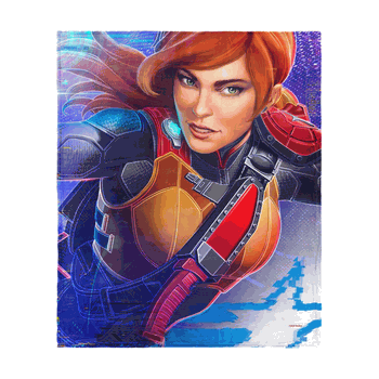 GI Joe Profile Gallery Scarlett Silk Touch Throw Blanket 50x60 Inches