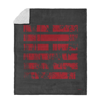 GI Joe Symbols Arashikage Clan Silk Touch Sherpa Throw Blanket 50x60 Inches