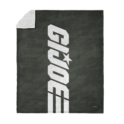 GI Joe Symbols GI Joe Silk Touch Sherpa Throw Blanket 50x60 Inches