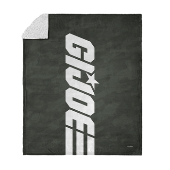 GI Joe Symbols GI Joe Silk Touch Sherpa Throw Blanket 50x60 Inches