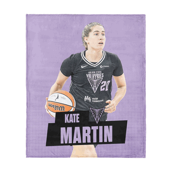 Golden State Valkyries Kate Martin Silk Touch Throw Blanket 50x60 inches