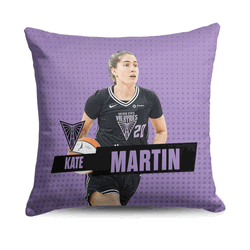 Golden State Valkyries Kate Martin Throw Pillow 18x18 inches