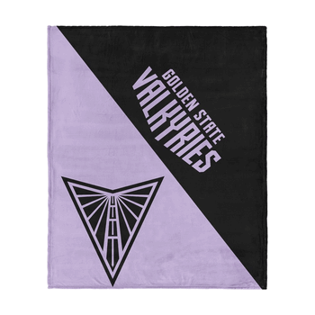 Golden State Valkyries WNBA Halftone Silk Touch Throw Blanket 46x60 inches