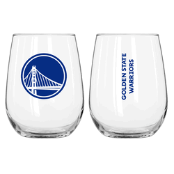 Golden State Warriors 16oz Gameday Curved Beverage Glass
