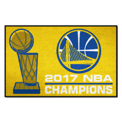 Golden State Warriors 2017 NBA Champions Starter Mat Accent Rug - 19in. x 30in.