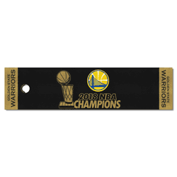 Golden State Warriors 2018 NBA Champions Putting Green Mat - 1.5ft. x 6ft.