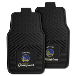 Golden State Warriors 2022 NBA Finals Champions 2-pc Vinyl Car Mat Set