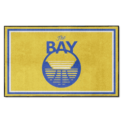 Golden State Warriors 4ft. x 6ft. Plush Area Rug