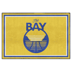Golden State Warriors 5ft. x 8 ft. Plush Area Rug