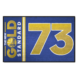 Golden State Warriors - 73 Starter Mat Accent Rug - 19in. x 30in.