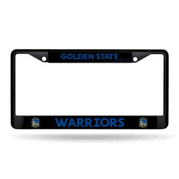 Golden State Warriors  Black Chrome Frame with Decal Inserts 12