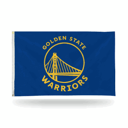 Golden State Warriors Banner Flag - Blue Background