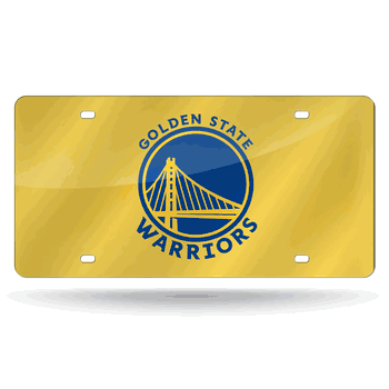 Golden State Warriors Colored Laser Cut Tag