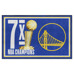 Golden State Warriors Dynasty 5ft. x 8ft. Plush Area Rug