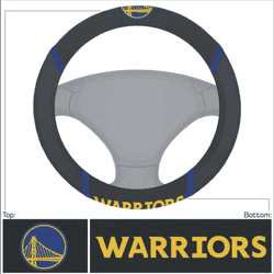 Golden State Warriors Embroidered Steering Wheel Cover