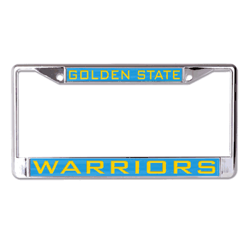 Golden State Warriors License Plate Frame - Inlaid