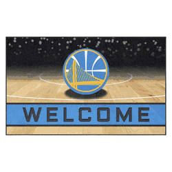 Golden State Warriors Rubber Door Mat - 18in. x 30in.