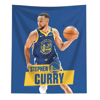 Golden State Warriors Stephen Curry NBA Wall Hanging 50X60 Inches