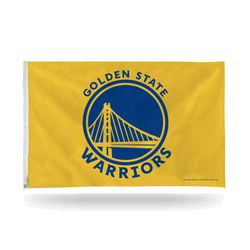 Golden State Warriors Yellow 3' x 5' Banner Flag
