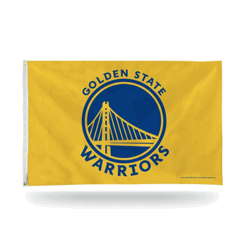 Golden State Warriors Yellow 3' x 5' Banner Flag