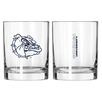 Gonzaga Bulldogs 14oz Gameday Rocks Glass