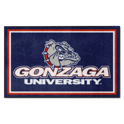 Gonzaga Bulldogs 4ft. x 6ft. Plush Area Rug