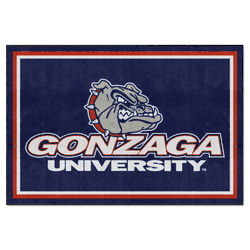 Gonzaga Bulldogs 5ft. x 8 ft. Plush Area Rug