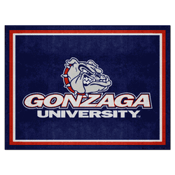 Gonzaga Bulldogs 8ft. x 10 ft. Plush Area Rug