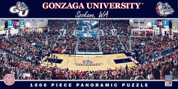 Gonzaga Bulldogs NCAA 1000pc Basketball Panoramic Puzzle