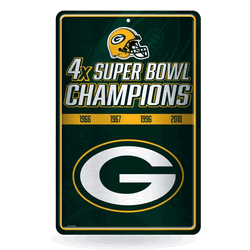 Green Bay Packers  11" x 17" Home Decor Sign