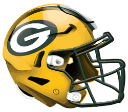 Green Bay Packers 12in Authentic Helmet Sign