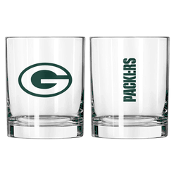 Green Bay Packers 14oz Gameday Rocks Glass