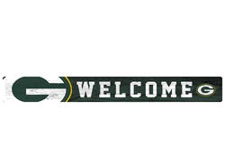 Green Bay Packers 16in. Welcome Strip