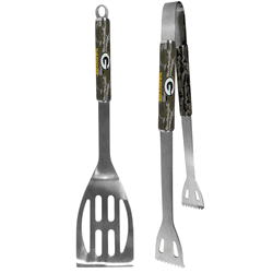 Green Bay Packers 2 pc BBQ Set w/Mossy Oak Camo