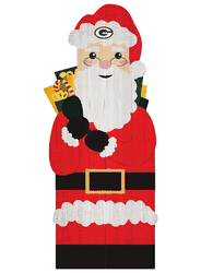 Green Bay Packers 31" Santa Leaner