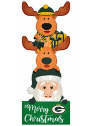Green Bay Packers 31" Santa Stack Leaner