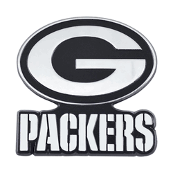 Green Bay Packers 3D Chrome Metal Emblem