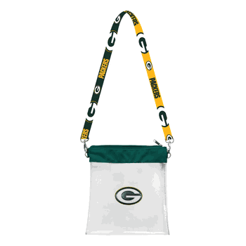 Green Bay Packers 3D Logo Clear Satchelette