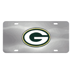 Green Bay Packers 3D Stainless Steel License Plate