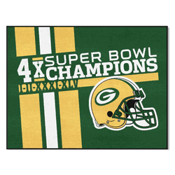 Green Bay Packers All-Star Rug - 34 in. x 42.5 in. Plush Area Rug