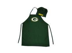 Green Bay Packers Apron and Chef Hat Set