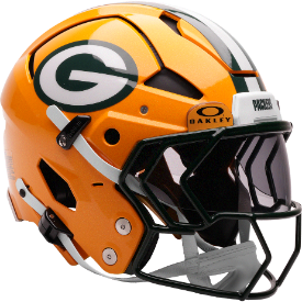 Green Bay Packers Axiom Authentic Full Size Football Helmet