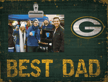 Green Bay Packers Best Dad Clip Frame