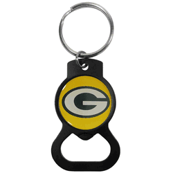Green Bay Packers Bottle Opener Key Chain, Black